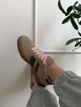 Beżowe trampki sneakersy beige Street